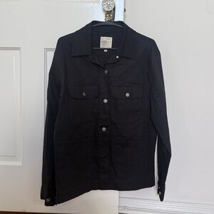 Black Button-Up Jacket
